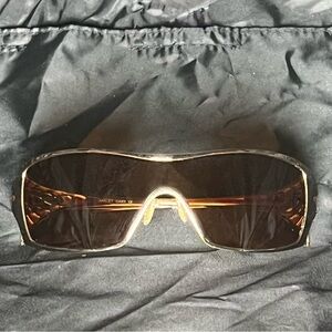 Oakley Dart Gold & Amber Sunglasses